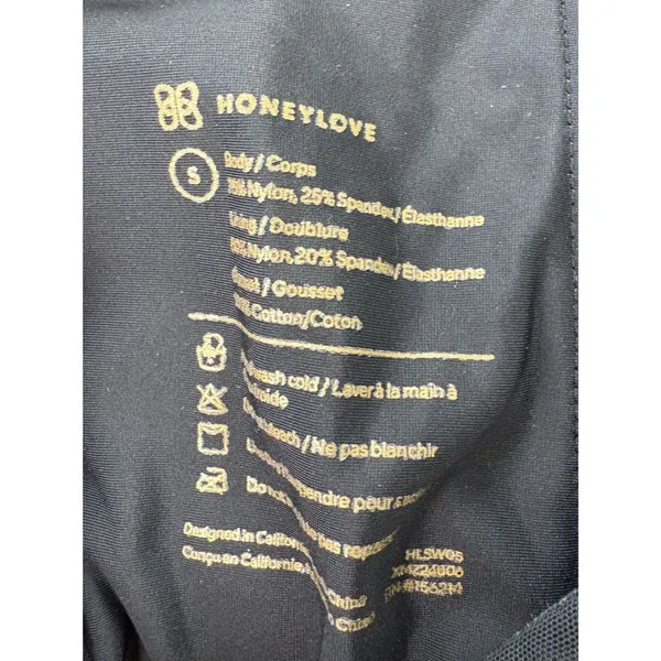 NWT Honeylove SuperPower Short Women's Size Small Black Vamp - Image 4