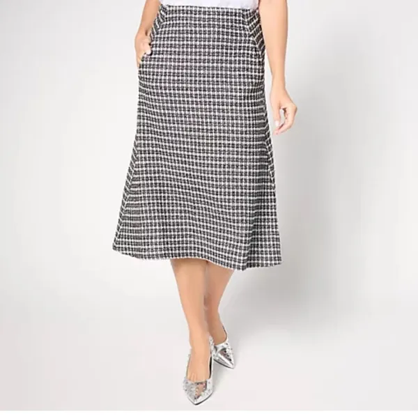 Chic‎ Black and White Skirt Set for Effortless Elegance Size XS - Image 2