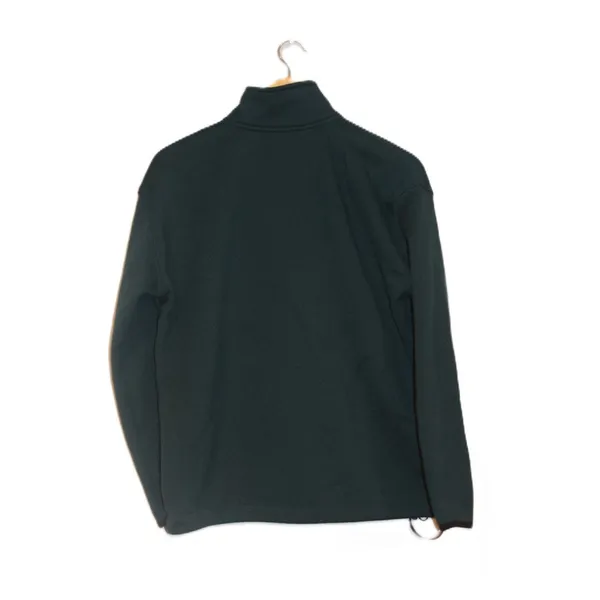 PINK Victoria's‎ Secret Dark Green Quarter Zip Fleece Sweatshirt Women's XS - Image 3