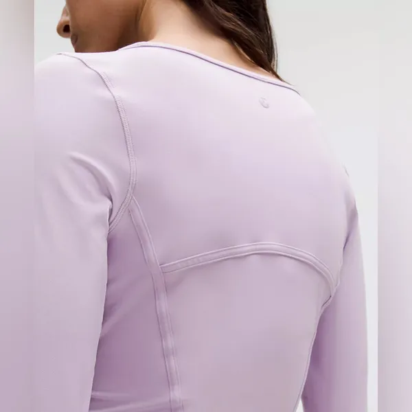 NWT Lululemon Waist-Seamed Nulu Long-Sleeve Shirt - Lilac Ether - 6 - Image 5
