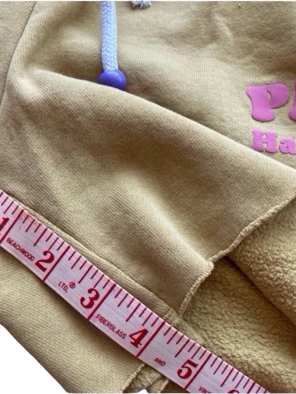 Playboy x PacSun Peace Happy Camper Sweat Shorts S | Y2K Lounge Streetwear - Image 5