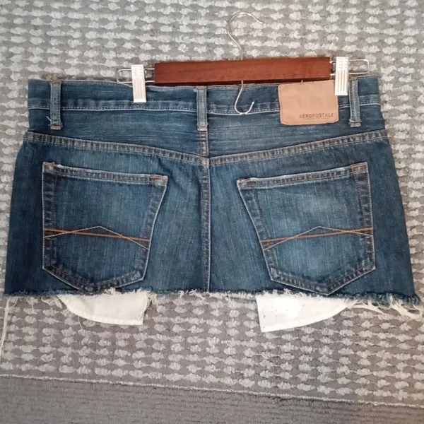 Aeropostale Micro Mini Re Work Skirt Party Y2k Inspired Womens 34 - Image 4