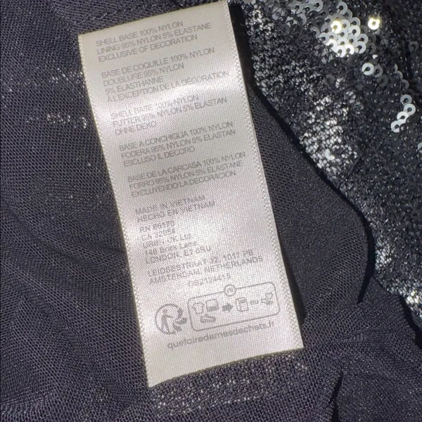 NEW Free People Manuka Sequin Sliver Minidress Sz M - Image 6