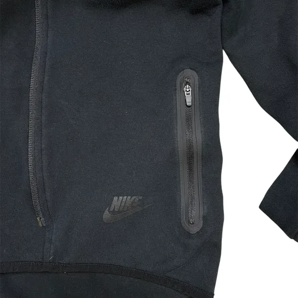 Nike Black Sportswear Tech Fleece Cape Zip-Up Hoodie - Image 7