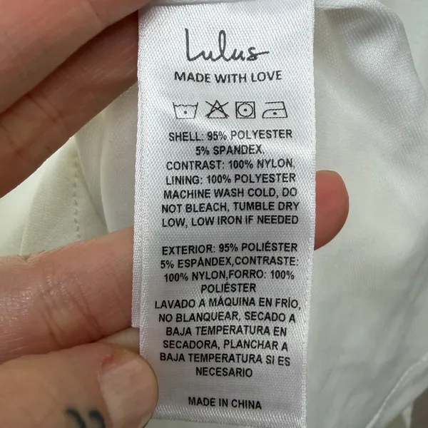 Lulus Lux Bridal NWOT Anabella White Off-the-Shoulder Mermaid Maxi Wedding Dress - Image 11