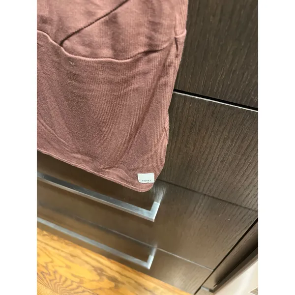 Vuori women's brown short sleeve shirt size small - Image 3