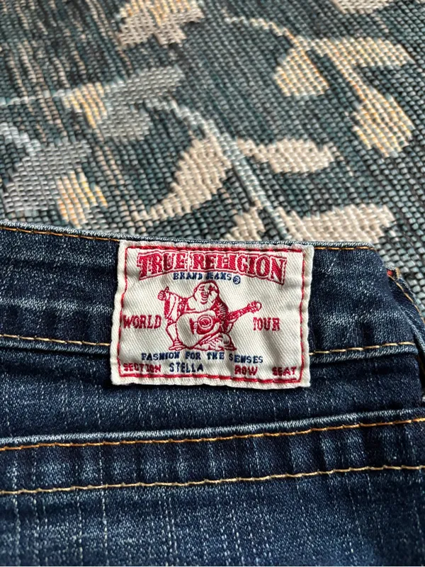 True Religion Women's Stella Dark Wash Low Rise Bootcut Jeans Size 29 - Image 2