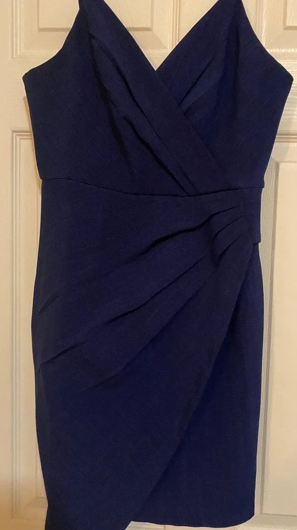 Navy Mini Dress - Image 4