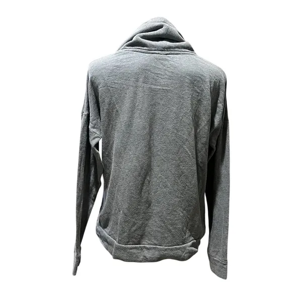Victoria's Secret PINK Women's M Gray Cowl Neck Hoodie Rainbow Logo - Image 9