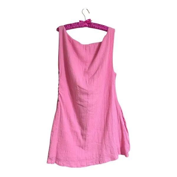 Free People Pink free-est Amaia Mini Dress size Large - Image 9