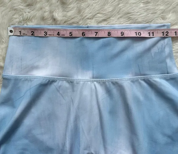 Leggings Motion Tight Athletic Frost Bite Blue White M - Image 10