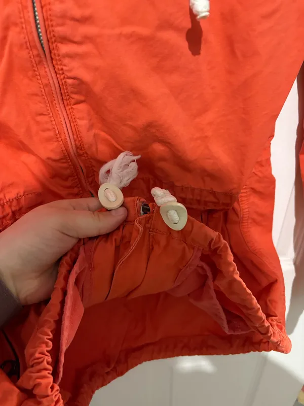 H&M LOGG Orange Hooded Lightweight Jacket - Image 4