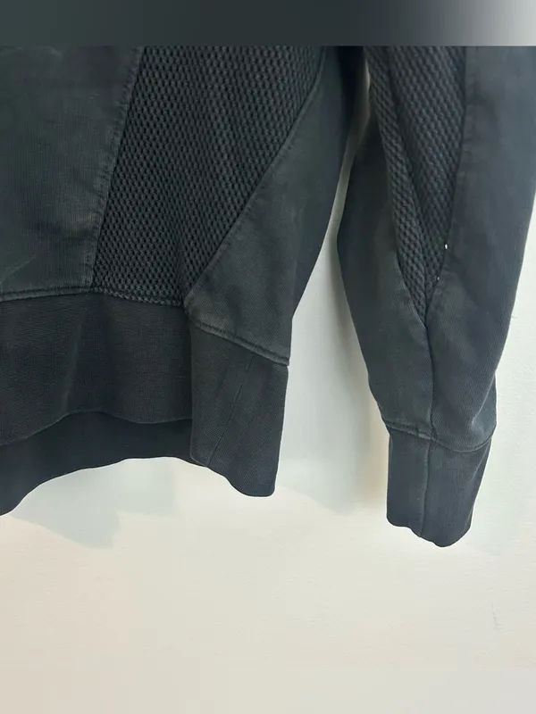 Athleta Black Long Sleeve Mesh Cruise Crewneck Sweatshirt Size Large - Image 9