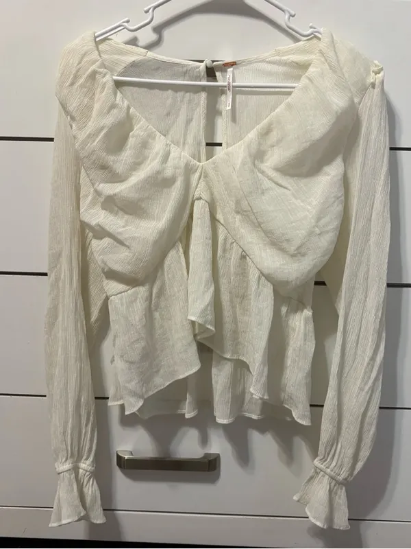 Free People Daia Puff Sleeve Top - Image 2