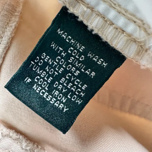 Lauren Jeans Co Ralph Lauren Tan‎ Beige Straight Leg High Rise Pants - Image 4
