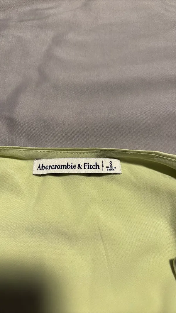 Green Abercrombie Slip Midi Dress - Image 3
