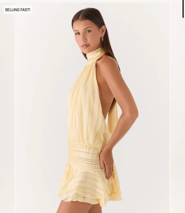 Yellow Peppermayo Dress Mini - Image 2