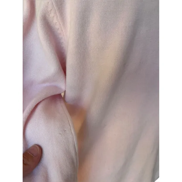 Polo Ralph Lauren Cashmere Cardigan Pony Sweater Light Pink Womens Large - Image 5