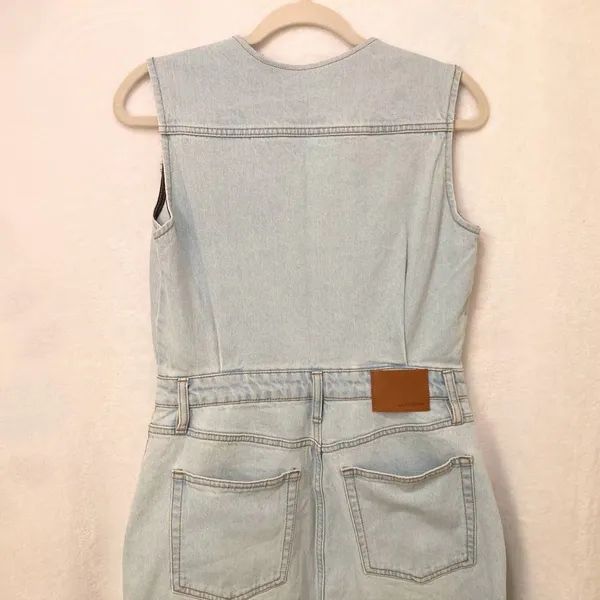 Unpublished Wyatt Twin Flame Denim Maxi Dress Size Medium - Image 4
