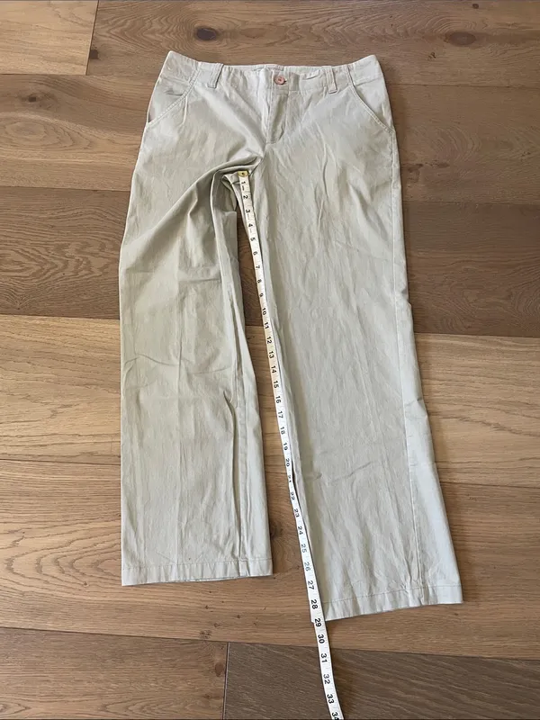 Oakley Vintage Women's Golf Pants Size 6 Beige Khaki - Image 5