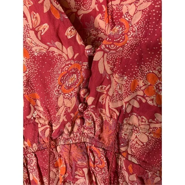 Free People Boho blouse top women's size medium - Image 5