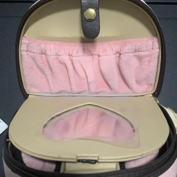 Juicy Couture Pam & Gela Pink Velour Travel Jewelry Case Bag New With Tags - Image 5