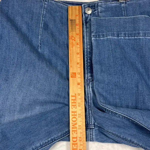 American Eagle Outfitters Women's Wide Leg Jeans - Medium Blue - Image 13