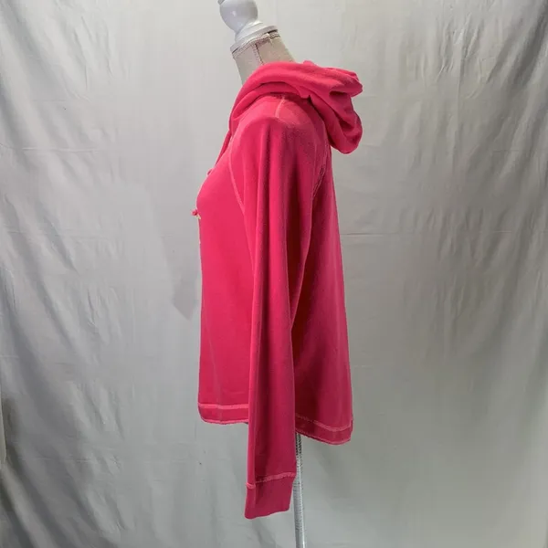 Hollister Pink Surf Pullover Hoodie Size Medium - Image 7