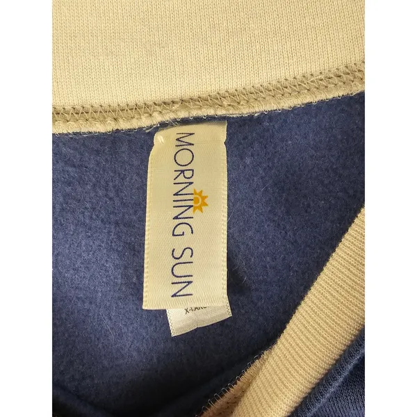 Vintage Morning Sun Womens Blue Bless Ewe Sheep Sweater XL Grannycore - Image 4