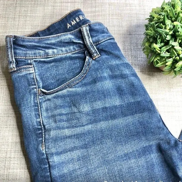 ✨ American Eagle Ne(x)t Level High-Waisted Distressed Jegging / Skinny Jeans ✨ - Image 4