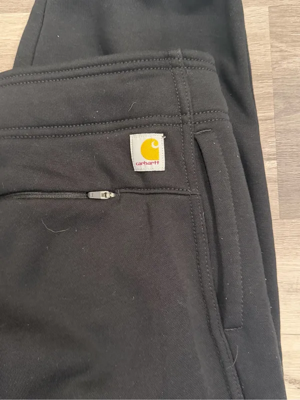 Carhartt Women’s Black Relaxed Fit Fleece Jogger Sweatpants Size 1X - Image 8