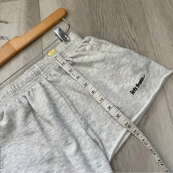 iets frans Shorts low rise sweat lounge womens Gray (xsmall) casual summer - Image 6