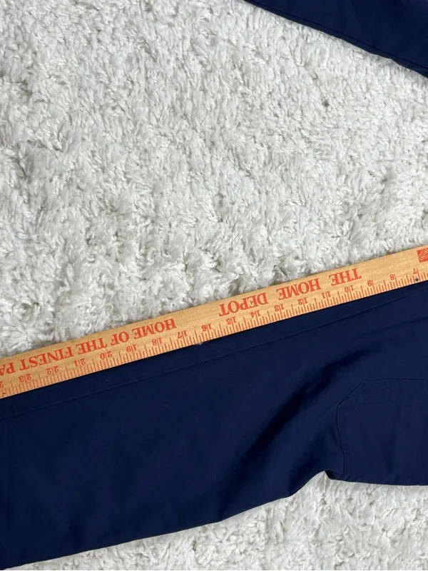 FIGS Yola Skinny Scrub Pants Women’s XS Navy Blue Yoga Waist Medical Cargo - Image 9