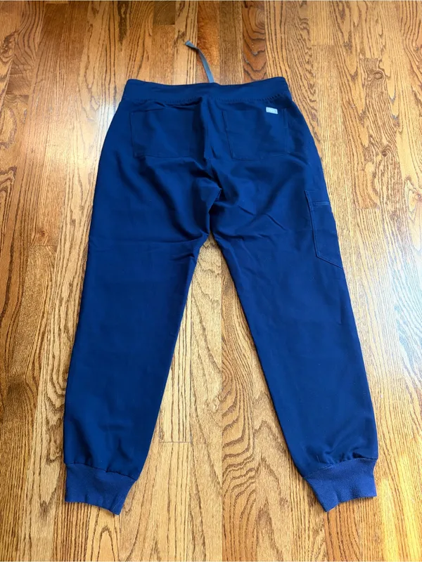 FIGS Technical Collection Scrub Jogger Pants | Women’s Small Petite | Navy Blue - Image 2