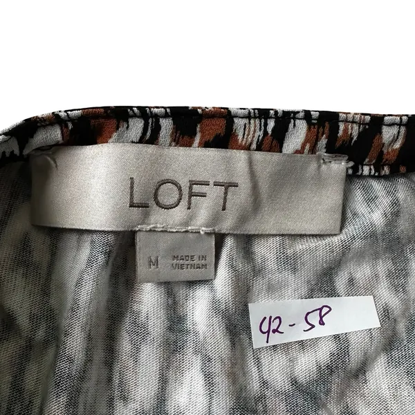 Loft Multicolor Blouse Women's Size Medium | 42-58 - Image 3