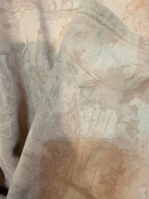 Hollister Pink Abstract Print Fleece Sweatpants XS - Image 5