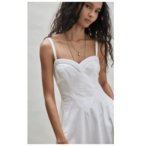 NEW Free People Another Season Midi Dress Size Medium - Image 4