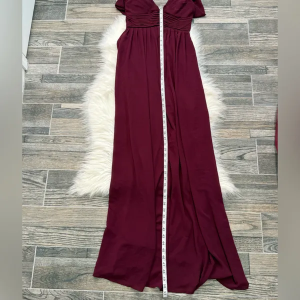 NWOT Lulus Make Me Move Burgundy Maxi Dress - Image 11