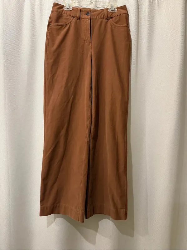 Lululemon City Sleek High Rise Wide Leg Pants Brown Size 26 29” Inseam - Image 2