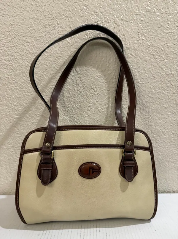 Vintage Rampage Beige Brown Shoulder Bag Classic 90s Y2K Structured Purse - Image 11