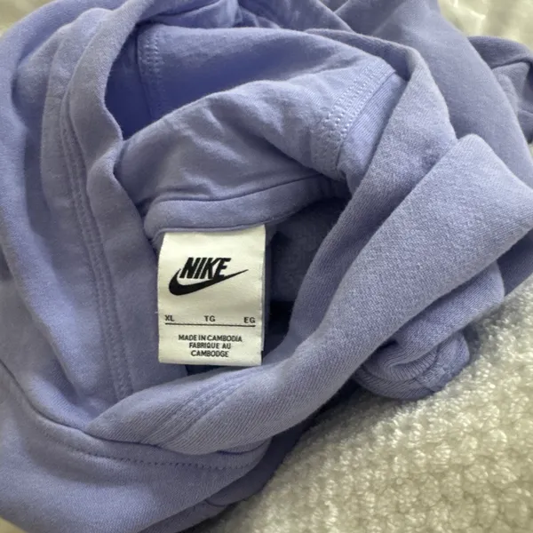 Purple Nike Hoodie - Image 2