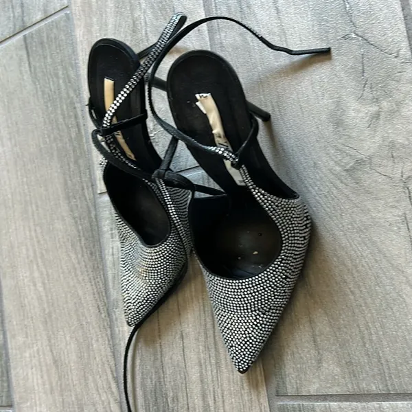 Zara rhinestone heels - Image 8