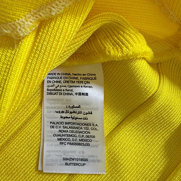 Bebe Lemon Yellow Cutout Bandage Dress Y2K Buttercup Cap Sleeve - Image 6