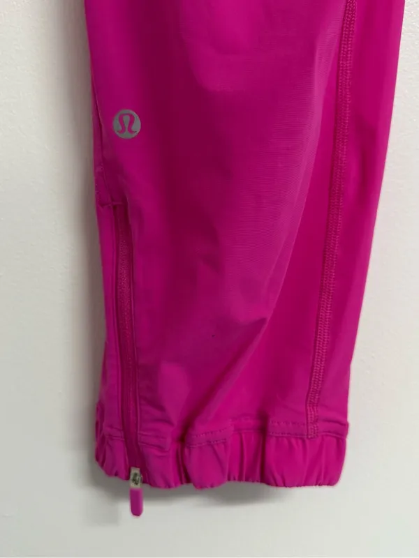 Lululemon Adapted State High-Rise Cropped Jogger Size 8 Sonic Pink - Image 3