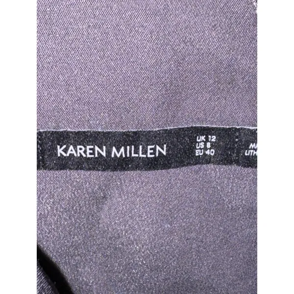 Karen Millen Dress One Shoulder Asymmetrical Hem Size 8 - Image 5