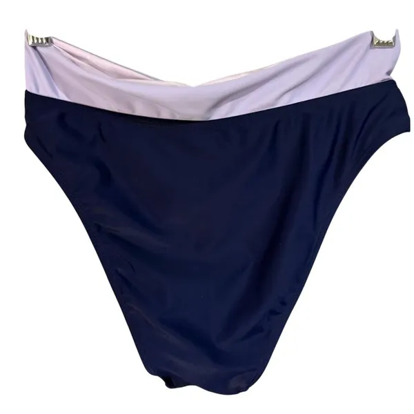 Cupshe Color Block High‎ Waisted Bikini Bottom - Small NWT - Image 2