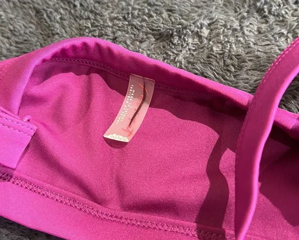 NWOT Free People Lose Control Square Neck Sports Bra In Raspberry - Image 5