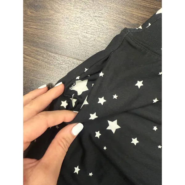 MASONgrey Black Stars Cloud‎ Jersey Joggers Loungewear Pants - Size XS - Image 2