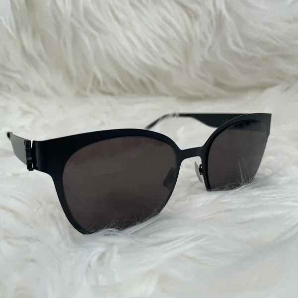 YSL 54mm round metal sunglasses - Image 12