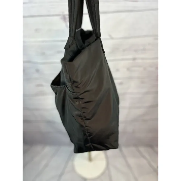 Fabletics Black Lightweight Gym Tote Bag Travel Carryall Shoulder Bag OS - Image 3